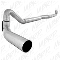 MBRP 2001-2007 Chevy/GMC 2500/3500 Duramax 4" Down Pipe Back, Single Side, Off-Road (includes front pipe) - no muffler  -- S6004PLM