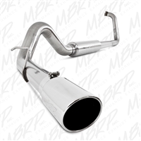 MBRP 2003-2007 Ford F-250/350 6.0L 4" Turbo Back, Single Side Exit, Off-Road, T409  -- S6212409