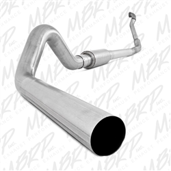 MBRP 1994-1997 Ford F-250/350 7.3L 4" Turbo Back, Single Side Off-Road (Aluminized downpipe)  -- S6218P