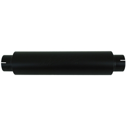 MBRP Universal Diesel Muffler 4" Inlet /Outlet  24" Body  30" Overall, Black Finish  -- M2029BLK