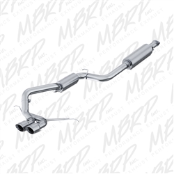 MBRP 2013-2015 Ford Focus ST 2.0L Ecoboost 3" Cat Back, Dual Center Outlet, Aluminized  -- S4200AL