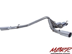 MBRP Exhaust Pro Series 2003-2005 Chevy/GMC 6.0L 2500HD Extended Cab Short Bed Catback Cool Duals T304 Stainless Steel -- S5010304