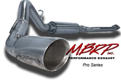 MBRP Exhaust Pro Series 2003-2007 Chevy/GMC 1500 Classic 4.8L/5.3L EC/CC-SB  Cat Back, Single Side, T304 -- S5014304