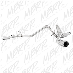 MBRP 2003-2007 Chevy/GMC 1500 Classic 4.8/5.3L EC/CC-SB Cat Back, Dual Split Side, T304  -- S5018304