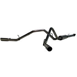 MBRP 2007-2008 Chevy/GMC 1500 (Next Gen.), CC, EC (excl. 8'' bed) 4.8/5.3L/6.0L 3" Cat Back, Dual Split Side, T304  -- S5038304