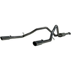 MBRP Exhaust Pro Series 2007-2008 Chev/GMC 1500 (Next Gen.), CC, EC (excl. 8' bed) 4.8/5.3L/6.0L  Cat Back, Dual Split Rear, T304 -- S5040304