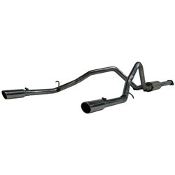 MBRP 2007-2008 Chevy/GMC 1500 (Next Gen.), CC, EC (excl. 8'' bed) 4.8/5.3L/6.0L 3" Cat Back, Dual Split Rear, T409  -- S5040409