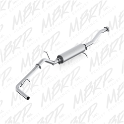 MBRP 2004-2012 Chevy/GMC Colorado/Canyon 2.8/2.9/3.5/3.7L EC/CC-SB Cat Back, Single Side, Aluminized  -- S5046P