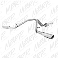 MBRP Exhaust Installer Series 2007-2010 Chevy/GMC 1500 Denali  Cat Back, Dual Split Side, Aluminized Steel -- S5066AL