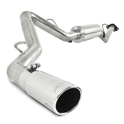 MBRP 2007-2010 Chevy/GMC 2500 HD 6.0L EC/SB Cat Back, Single Side Exit, T409  -- S5068409