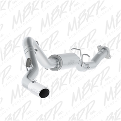 MBRP 2007-2010 Chevy/GMC 2500 HD 6.0L EC-CC/6.5' Bed 3 1/2" Cat Back, Single Side, T409 4" OD Tip Included  -- S5078409