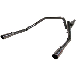 MBRP 2004-2005 Dodge/Chrysler Ram 1500 4.7L SC/CC-SB 3" Cat Back, Dual Split Rear, T409  -- S5106409