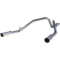 MBRP 2004-2005 Dodge/Chrysler Ram Hemi 1500 5.7L SC/CC-SB 3" Cat Back, Dual Split Rear, T304  -- S5112304