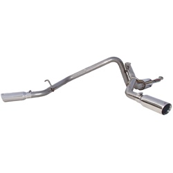 MBRP Exhaust Pro Series 2005-2007 Dodge Dakota 3.7L/4.7L Cat Back, Dual Split Side, T304 -- S5118304