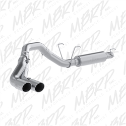 MBRP 2014-2016 Dodge/Chrysler Ram 2500/3500 6.4L 4" Cat Back, Single Side Dual Outlet, T409  -- S5150409