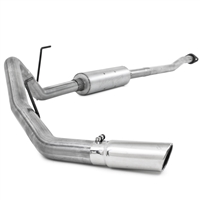 MBRP 2009-2011 Ford F150 EC-not 8' bed/CC-all beds Cat Back, Single Side, Aluminized  -- S5210AL
