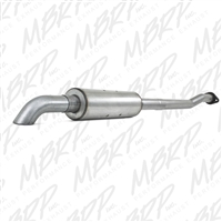 MBRP 2009-2011 Ford F150 EC-not 8' bed/CC-all beds Cat Back, Single Side Turn Down, Aluminized  -- S5222AL