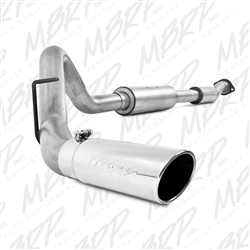 MBRP 2011-2014 Ford F150 Raptor 6.2L CC-SB / EC-SB 3.5" Cat Back, Single Exit, Aluminized  -- S5228AL