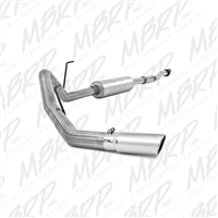 MBRP 2011-2014 Ford F150 3" Cat Back, Single Side Exit, Aluminized  -- S5230AL