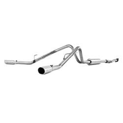 MBRP 2011-2014 Ford F150 2.5" Cat Back, Dual Side Exit, T409  -- S5232409