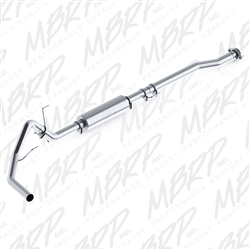 MBRP 2011-2014 Ford F150, V6 Ecoboost 3" Cat Back, Single Side Exit, Aluminized  -- S5236P