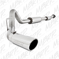 MBRP 2011-2014 Ford F150 SuperCab/ SuperCrew/ Regular Cab (long box), Cat Back, Single Side Exit, T409  -- S5244409