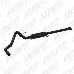 MBRP 2015-2015 Ford F150 2.7L/3.5L Ecoboost 3" Cat Back, Single, Black Finish  -- S5253BLK