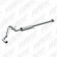 MBRP 2015 Ford F150 3" Cat Back, Single Side Exit, Aluminized  -- S5256AL