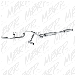MBRP 2015 Ford F150 2.5" Cat Back, Dual Side Exit, T409  -- S5257409