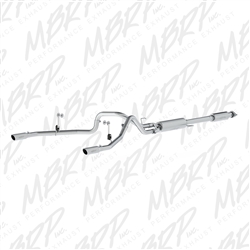 MBRP 2015 Ford F150 2.5" Cat Back, Dual Rear Exit, T409-- S5258409