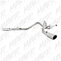 MBRP 2005-2012 Toyota Tacoma 4.0L, EC/CC-SB Cat Back, Dual Split Side, T409  -- S5300409