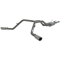 MBRP 2007-2009 Toyota 4.7L/5.7L V8, DC-Std., CM-SB & RC-LB (ONLY fits 4.7L in 2009) Cat Back, Dual Side Exit, T409  -- S5306409