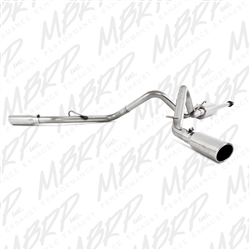 MBRP 2005-2015 Toyota Tacoma 4.0L, EC/CC-SB Cat Back, Dual Split Side, T409  -- S5328409