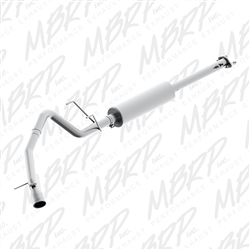 MBRP 2001-2004 Toyota Tacoma 3.4L & 2.7L (4x4 only) 2.5" Cat Back, Single, T409  -- S5334409