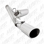 MBRP 2000-2006 Jeep Wrangler (TJ) Inline-4 2.5L, Inline-6 4.0L Cat Back, Single Side , T409  -- S5500409