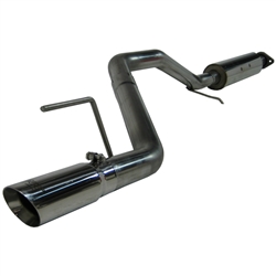 MBRP 2005-2010 Jeep Cat Back, Single Side, T304  -- S5508304