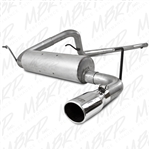 MBRP 2007-2011 Jeep Wrangler (JK) 3.8L V6 2 dr Cat Back, Single, Aluminized  -- S5516AL