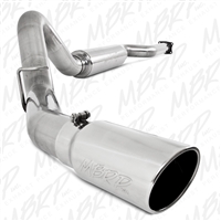 MBRP 2001-2005 Chevy/GMC 2500/3500 Duramax, EC/CC 4" Cat Back, Single Side, T409  -- S6000409