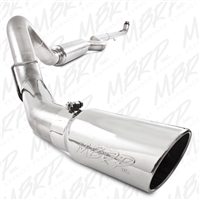 MBRP 2001-2007 Chevy/GMC 2500/3500 Duramax, EC/CC 4" Down Pipe Back, Single Side, Off-Road (includes front pipe), T304  -- S6004304