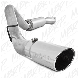 MBRP 2006-2007 Chevy/GMC 2500/3500 Duramax, Classic, EC/CC 4" Cat Back, Single Side, Aluminized  -- S6012AL