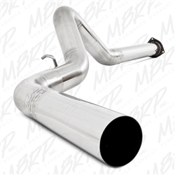 MBRP 2007-2010 Chevy/GMC 2500/3500 Duramax 4" Filter Back - no muffler, Single Side, T409  -- S6026SLM