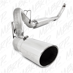 MBRP 1994-2002 Dodge/Chrysler 2500/3500 Cummins 4" Turbo Back, Single Side (94-97 Hanger HG6100 req.), T409  -- S6100409