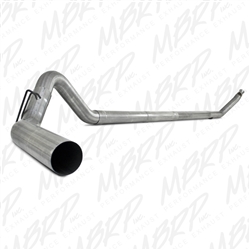 MBRP 1994-2002 Dodge/Chrysler 2500/3500 4" Turbo Back, Single Side (94-97 Hanger HG6100 req.) - no muffler  -- S6100PLM