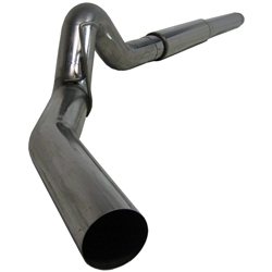 MBRP 2004-2007 Dodge/Chrysler 2500/3500 Cummins "600/610" 5" Cat Back, Single Side Exit, T409  -- S6118409