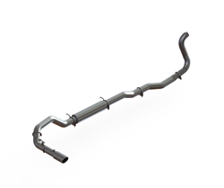MBRP 1988-1993 Dodge/Chrysler 2500/3500 Cummins 2WD 4" Turbo Back, Single Side Exit Exhaust, T409 Note: fits 2WD ONLY  -- S6148409