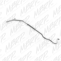 MBRP 1988-1993 Dodge/Chrysler 2500/3500 Cummins 4WD 4" Turbo Back, Single Side Exit Exhaust, T409 Note: fits 4WD ONLY  -- S6150409