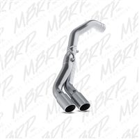 MBRP 2013-2015 Dodge/Chrysler 2500/3500 Cummins 6.7L (All excl. CC/SB)  4" Filter Back, Dual Outlet, Single Side, T409   -- S6166409