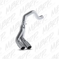 MBRP 2013-2015 Dodge/Chrysler 2500/3500 Cummins 6.7L (CC/SB)  4" Filter Back, Dual Outlet, Single Side, T409  -- S6167409