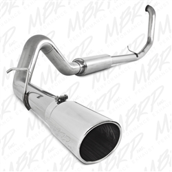 MBRP 1999-2003 Ford F-250/350 7.3L 4" Turbo Back, Single Side Exit, T409  -- S6200409