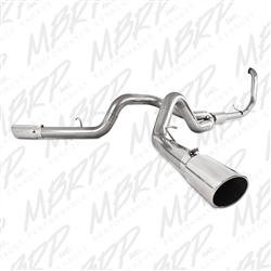 MBRP 1999-2003 Ford F-250/350 7.3L 4" Turbo Back, Cool Duals, T409  -- S6202409